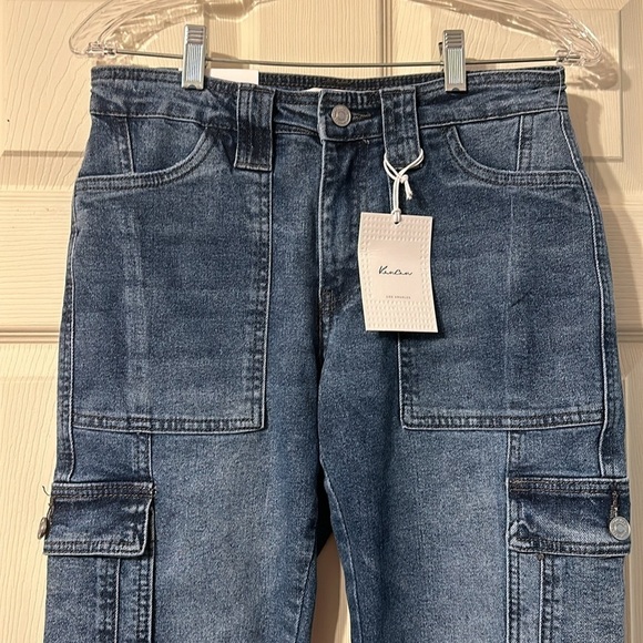 NWT KanCan Cargo Jeans Size 24 - Picture 3 of 7